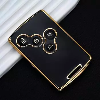 Чехол для ключей из ТПУ для Renault Kaptur Captur Logan Laguna Zoe Koleos Danilo Nema Fluence Megane 2 3 Clio Scenic Duster белый
