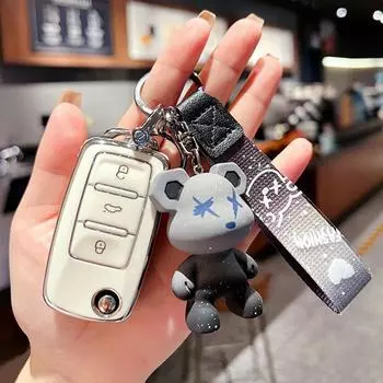 Чехол для ключей Volkswagen для New Bora, Sagitar, Polo, Tiguan, Tanyue, Lingdu, Lavida Volkswagen B single shell серо голубой