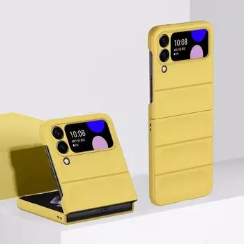 Чехол для мобильного телефона с защитой от царапин для Samsung Galaxy Z Flip4 Flip 4 5g Flip3 Flip 3 Zflip4, аксессуары для телефонов, чехлы for Samsung Z Flip 4 темно-зеленого
