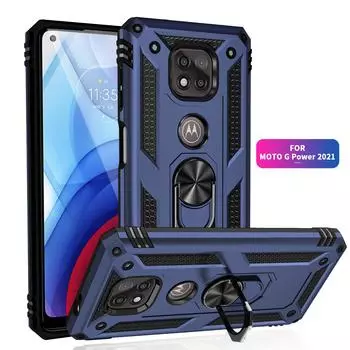 Чехол для Moto G Power для телефона Moto G Power 2021, противоударный бронированный прочный военный защитный автомобильный держатель, магнитный чехол Moto G Power 2021