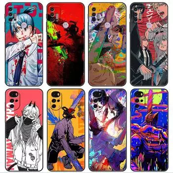 Чехол для Motorola G30 One Fusion Plus G9 Play G8 Power Lite G50 G60 Edge 20 Pro G200 E6s G51, чехол для телефона Manga Chainsaw Man Capa G Stylus 2020
