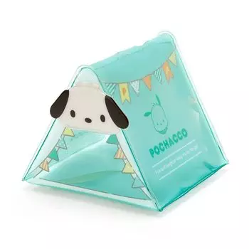 Чехол для мягкой игрушки в форме палатки Sanrio Pochacco Oshikoto 708453 (Товары Токимеки) зелёный