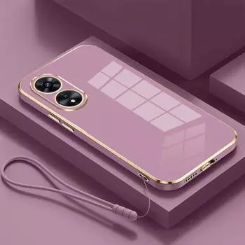 Чехол для OPPO A17 OPPO A17K, чехол для телефона Oppo A17 A17K, чехол CPH2471 CPH2477, роскошный чехол A17k с квадратным покрытием, противоударная задняя крышка OPPO A17&Case & Strap снег белый