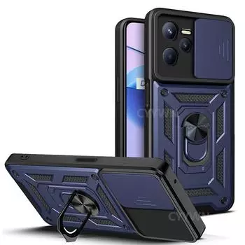 Чехол для OPPO Realme 9 Pro Plus, противоударный защитный чехол для камеры Realme 10 9i 8i 8Pro C35 C31 C21Y C21 C25 A74 A54, чехол For Realme 8 чёрный