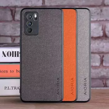 Чехол для Oppo Reno6 Pro 5G Reno 6 Pro, чехол из роскошного текстиля, кожи, мягкий ТПУ, жесткий чехол для телефона для oppo reno6 pro, чехол Funda oppo reno6 pro 5g красный