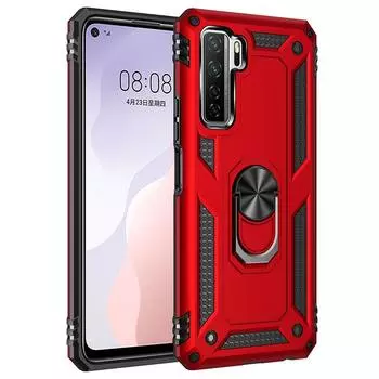 Чехол для P40 Lite 5G Броня Прочный Военный Противоударный Магнитный Автомобильный Держатель Кольцо Крышка для Huawei P 40 Lite 5G for P40 Lite 5G