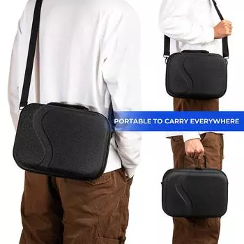 Чехол для переноски Meta Quest 3 для BOBOVR M3 PRO Elite Strap Protective Bag Hard Shell Case для путешествий и домашнего хранения серый
