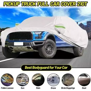Чехол для пикапа UTE подходит для Toyota Tacoma/Hilux Vigo/Rero, водонепроницаемый чехол для всего кузова автомобиля, защита от дождя и снега в любую погоду CHINA