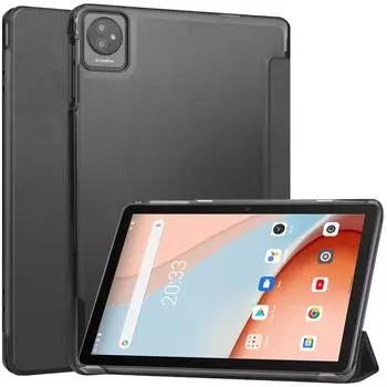 Чехол для планшета Blackview Tab 8 WiFi Case, складной тонкий чехол-подставка из искусственной кожи for Blackview Tab 8 WiFi чёрный