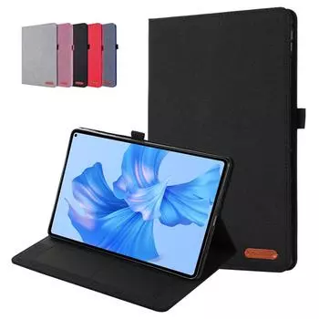 Чехол для планшета Чехол для планшета Huawei MatePad Pro 11 2022, чехол с ковбойской подставкой, откидная крышка для Funda Huawei Matepad Pro 2022 11 GOT-W29 GOT-AL09 Matepad Pro 11(2022) чёрный