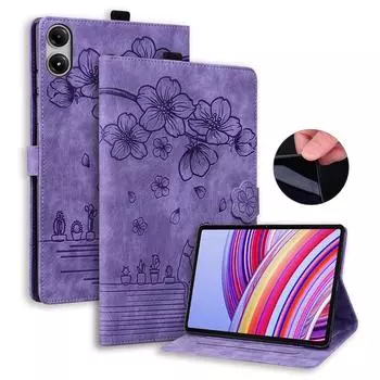 Чехол для планшета Funda Redmi Pad Pro 12.1 12 1 5G чехол милый кот цветок тисненый магнитный чехол TPU задняя крышка для Xiaomi Poco Pad чехол для планшета For Poco Pad 12.1 синий