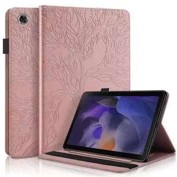 Чехол для планшета Galaxy Tab A9 Plus, чехол 11 дюймов, 2023 SM-X210 SM-X216B, чехол-кошелек с тиснением под дерево, чехол для Samsung Galaxy Tab A9 Plus A9 A9 Plus (11 Inch) чёрный