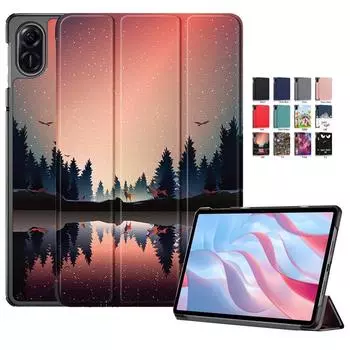 Чехол для планшета Honor Pad X9 X8 Pro X8Pro, чехол с милым единорогом и котом, противоударный жесткий чехол из ПК для Huawei Honor Pad X9 X8 Pro, чехол для планшета for Honor Pad X8 Pro чёрный