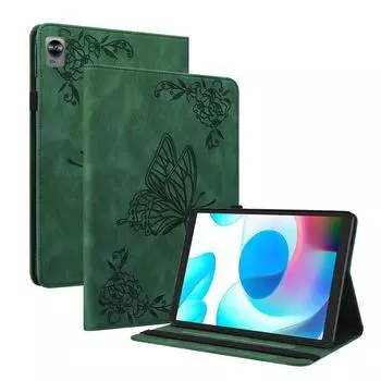 Чехол для планшета Realme Pad Mini Case 2022 ретро тиснение PU кожаный кошелек чехол для Funda Realme Pad Mini 8.7 2022 чехол Coque for Realme Pad Mini коричневый