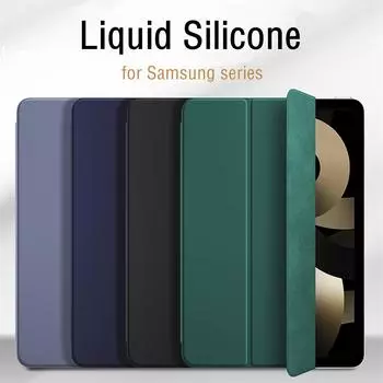 Чехол для планшета Samsung Galaxy Tab S6 Lite SM P610 A8 10,5 X200 A7 T500 A7 Lite T220 S7 S8 11 дюймов T870 X700, тонкий силиконовый чехол Tab S6Lite 10.4 2020 фиолетовый