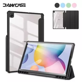 Чехол для планшета Samsung Galaxy Tab S6 Lite 10,4 A8 10,5 S7 11 S8 Plus S7 FE 12,4 S8 Ultra 14,6, чехол с подставкой для карандашей A8 10.5 in розовый