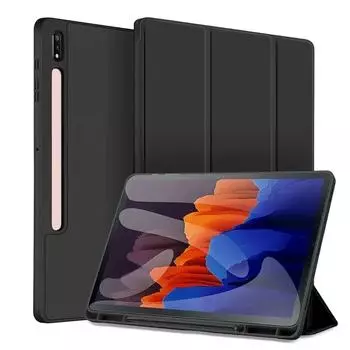 Чехол для планшета Samsung Galaxy Tab S9 S8 S7 11 дюймов Plus Fe 12,4 дюйма SM-T730 T970 X810 Чехол-держатель для карандашей Samsung Tab S6 Lite10.4 Защитный чехол S7 11 inch темно-зеленого