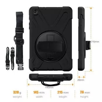 «Чехол для планшета Tab A 8.0 с тройной защитой» (2019) Tab A 8.0 P200/P205 (2019) without shoulder strap зелёный