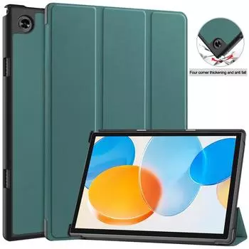 Чехол для планшета Teclast M40 Pro M40 P20HD P20s 2023, трехстворчатый чехол с откидной подставкой Mangetic для Teclast M40pro, чехол для планшета 10,1 дюйма for Teclast M40 чёрный