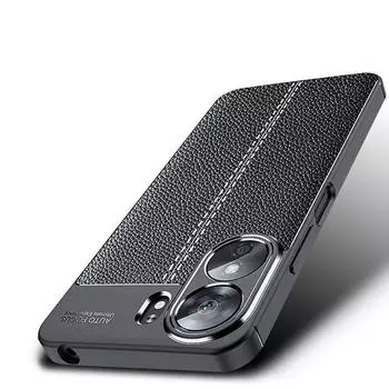 Чехол для Poco C65 Xiaomi Poco C65, чехол, новая противоударная броня, бампер для телефона, задняя часть из мягкой кожи из ТПУ для Fundas Poco C65 For Poco C65 чёрный