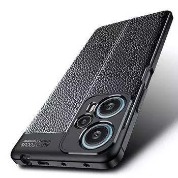 Чехол для Poco F5, чехол для Xiaomi Poco F5, новая броня, противоударный бампер для телефона, задняя часть из ТПУ, мягкая кожа для Fundas Poco F5 F 5 Pro For Poco F5 чёрный