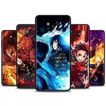 Чехол для Poco X3 NFC M3 Pro M3 F3 F1, чехол для Mi Note 10 Pro, чехол для Xiaomi CC9 Pro A3 A2, аниме Demon Slayer, Танджиро Камадо Mi Poco F3 GT