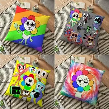 Чехол для подушки Dandy s World, чехол для подушки для сна 45x45 см, декоративная наволочка для дивана, наволочка с изображением аниме-фигурки из мультфильма 1