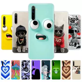 Чехол для Realme 6 Realme 6 Pro Realme 6s 6i, силиконовый чехол из мягкого ТПУ, задняя крышка для телефона OPPO Realme6 6Pro Realme6Pro, чехол Realme 6