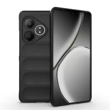 Чехол для Realme GT 6, чехол для Realme GT 6T GT6 Neo 6 SE, противоударный мягкий силиконовый чехол с полным краем для Realme GT 6, чехол For Realme GT 6 чёрный