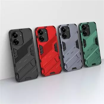 Чехол для Redmi 13C Чехол для Redmi 13C 6,74 дюйма Панк-броня Ударопрочный Жесткий Резиновый Кронштейн Бампер для Redmi 13C 4G 5G Универсальный For Xiaomi Redmi 13C