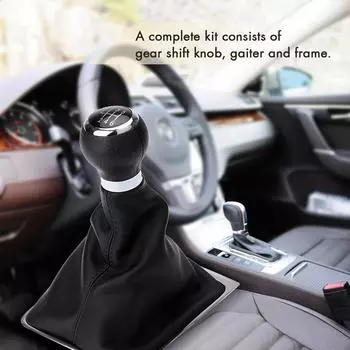 Чехол для ручки переключения передач Speed Gear Knob, подходит для Vauxhall Opel Astra Corsa D Zafira B с ручкой переключения передач заднего хода чёрный