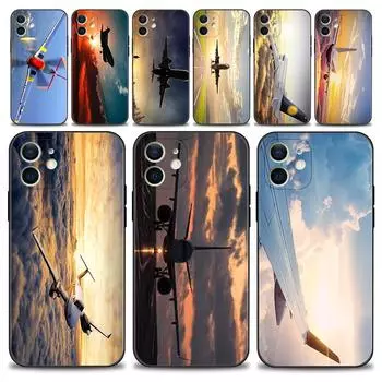 Чехол для самолета Fly Travel Cloud Plane для Iphone 14 13 12 11 Pro Max Mini Xs Max Xr X 7 8 Plus 6s Fundas For iPhone 6 6S Plus