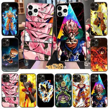 Чехол для Samsung A04 A14 A23 A34 A54 M23 M33 M52 M53 Realme 10 9 C30S C35 C55 VIVO Y02S Y21 Y51 X80 Pro Прозрачный чехол WI66 Dragon Ball Samsung S24 Ultra эбеновый