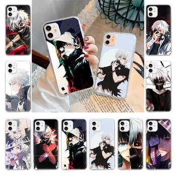 Чехол для Samsung A04 A14 A23 A34 A54 M23 M33 M52 M53 Realme 10 9 C30S C35 C55 VIVO Y02S Y21 Y51 X80 Pro Прозрачный чехол WI59 Tokyo Ghoul Anime VIVO X80 кожа буйвола