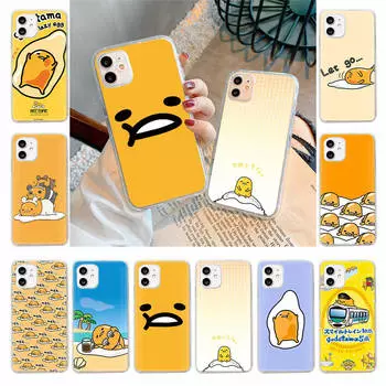 Чехол для Samsung A04 A14 A23 A34 A54 M23 M33 M52 M53 Realme 10 9 C30S C35 C55 VIVO Y02S Y21 Y51 X80 Pro Прозрачный чехол LI13 Gudetama Lazy Egg Infinix Note 11 олений