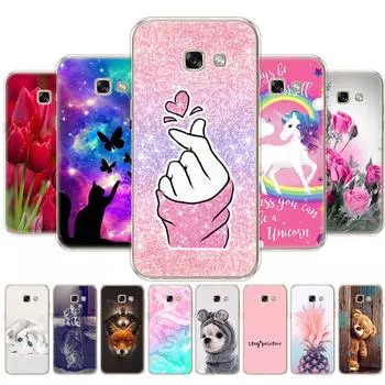 Чехол для Samsung Galaxy A3 2017 A320 A320F, силиконовый мягкий чехол из ТПУ на заднюю панель телефона для Samsung A3 2017, чехол-бампер, защитный чехол Samsung A3 2017