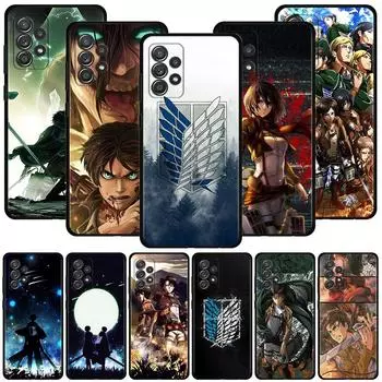 Чехол для Samsung Galaxy A51 A71 A01 A11 A21 A21S A31 A41 A72 A52 A42 A32 A22 A12 A02 A02s F42, чехол для телефона, атака на Титанов Samsung A71 5G