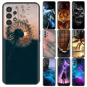 Чехол для Samsung Galaxy A53, чехол с мультяшным бампером, милый силиконовый мягкий чехол с цветком и животным для Samsung A53 A73 A33 5g, чехлы for Galaxy A33 5G