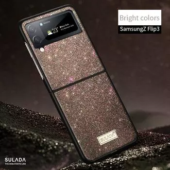 Чехол для Samsung Galaxy Flip 3 Flip3 5g, блестящий милый защитный чехол для девочек и женщин для Galaxy Flip 3 5g Z Filp 3