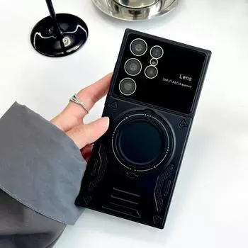 Чехол для Samsung Galaxy S24 S23 Ultra Plus Note 20 FE A54 A34 5G, держатель с магнитным кольцом, защитные подставки, чехлы-подставки Magsafe Samsung F12