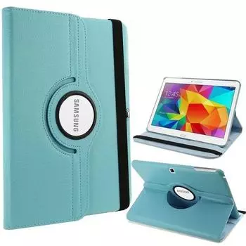 Чехол для Samsung Galaxy Tab 4 10,1 T530 T531 T535, чехол для Samsung Tab 4 10,1 дюйма, вращающийся на 360 градусов чехол-книжка-фолио с подставкой, чехлы из искусственной кожи красный