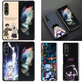 Чехол для Samsung Galaxy Z Fold3 5g, жесткий тонкий чехол, ультратонкий чехол с защитой от падения для Galaxy Z Fold 3, чехол для телефона в стиле аниме Hunter X Hunter Samsung Z Fold3 5G