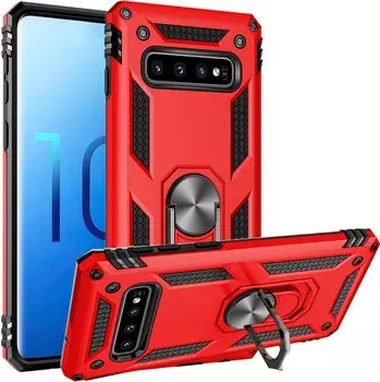Чехол для Samsung S10e S10 + S10 для Samsung Galaxy S10 Plus, защитная броня, военный противоударный магнит, автомобильный держатель, чехол с кольцом for S10
