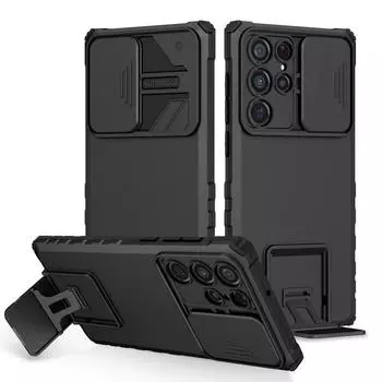 Чехол для Samsung S24 S23 S22 Ultra S21 S20 FE Galaxy A53 A23 A33 противоударный телефон военного класса с защитным чехлом на подставке Samsung S23 Plus