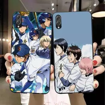 Чехол для телефона Ace Of The Diamond для Honor 70 50 20 7S X9 X8 X7 Magic 4 3 Pro, мягкий черный чехол для телефона Honor 70