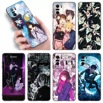 Чехол для телефона Anime Noragami для Xiaomi POCO F2 F3 M2 M3 M4 X3 X4 Pro NFC F4 GT 5G F1 X2 C3 C31 C40 M5S из мягкого ТПУ черного цвета Xiaomi POCOphone F1