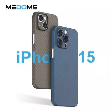 Чехол для телефона Apple 13 из углеродного волокна PP McDomi — совместим с iPhone 12, 13, 11, 15 Plus, XR. iPhone 13 темно-синий