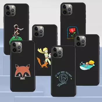 Чехол для телефона Apple Iphone 14 11 13 Pro Max 12 Mini Xr 7 8 +Se 2020 Xs 6 6s Plus, милый силиконовый чехол с рисунком «Маленький принц» iPhone 12 Pro