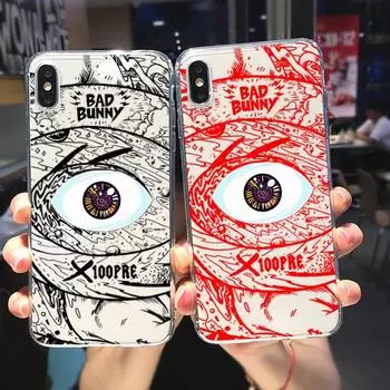 Чехол для телефона Bad Bunny X100pre для Samsung GalaxyS20 S21 S30 FE Lite Plus A21 A51S Note20 Прозрачный чехол SamsungS225G