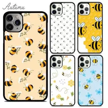 Чехол для телефона Bumble Bee Honeycomb Honey для iPhone 11 12 13 14 Pro Max mini XR XS SE 2020 6 7 8 Plus Samsung Galaxy S21 S22 iPhone 6plus